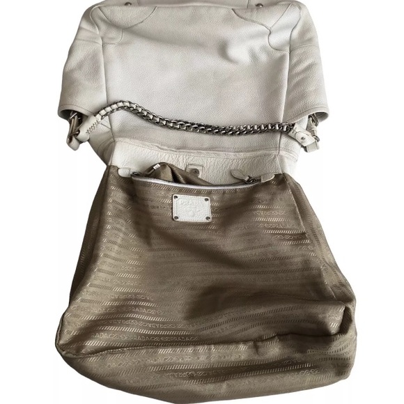 Prada Vitello Daino leather hobo with chain strap Authentic, EUC - Picture 12 of 16